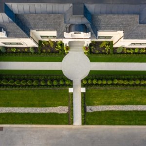 circle stone walkway